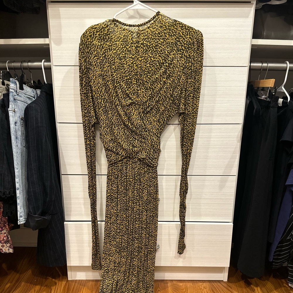 Isabel marant silk maxi dress 36